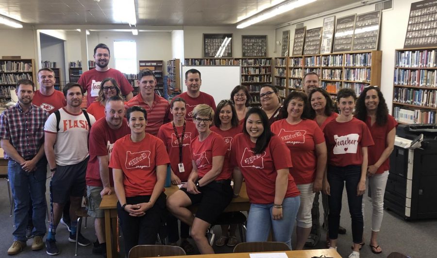 YCHS staff supporting #redfored
photo credit to Ms. McKinney