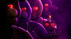 The cover photo for the movie "Five Nights at Freddy's". 