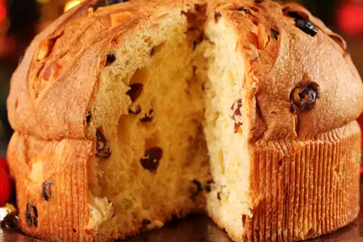 Panettone is one of the many foods people eat over the holidays.